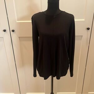 J. Jill Classic Black Long Sleeve Top